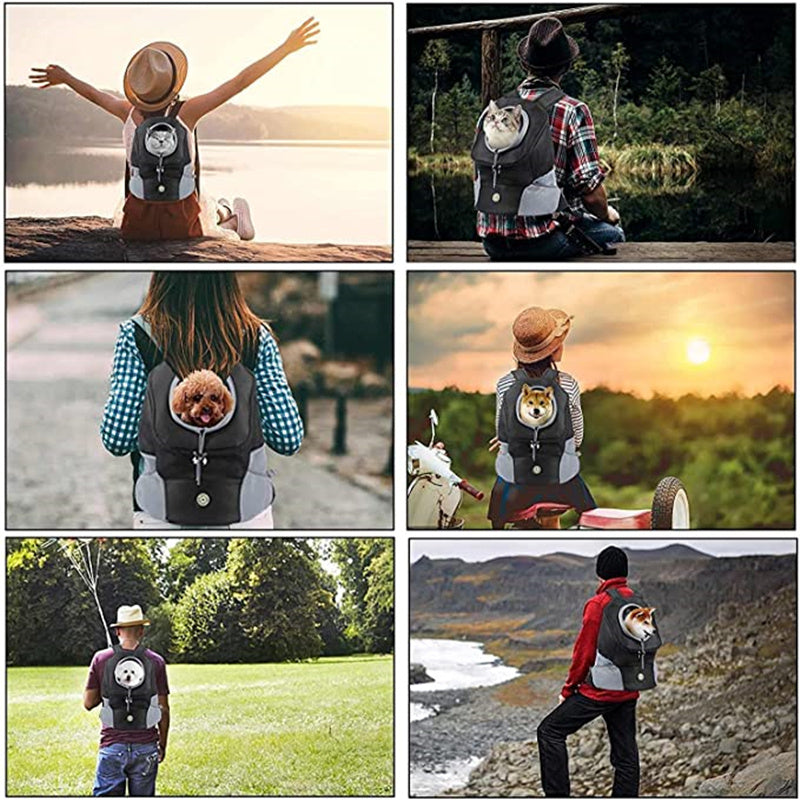 Mochila de viaje para perros al aire libre