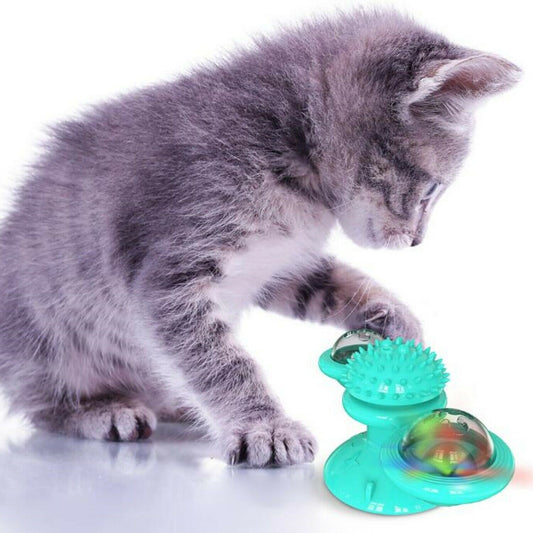 Juguete de ejercicio giratorio inteligente para gatitos.