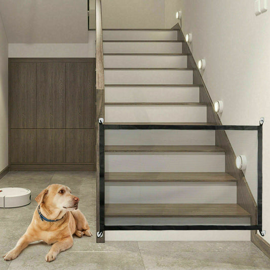 Puerta de seguridad para mascotas, perros, gatos y bebés