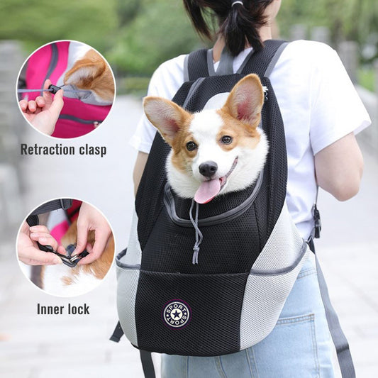 Mochila de viaje para perros al aire libre